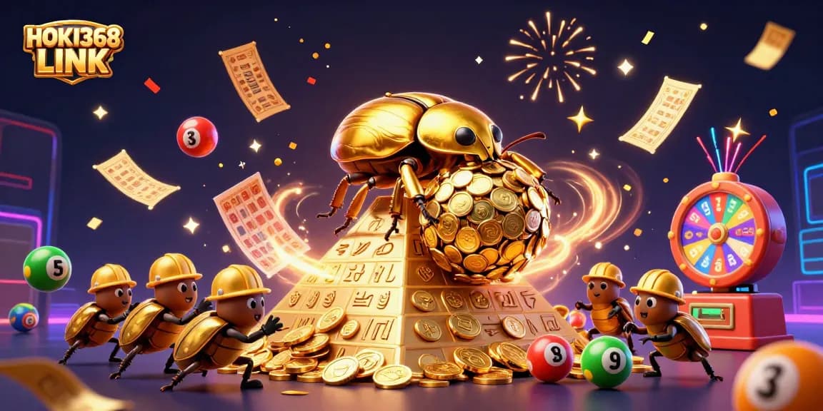 Join the fun with HOKI368 LINK in a vibrant, dynamic lottery scene full of excitement!