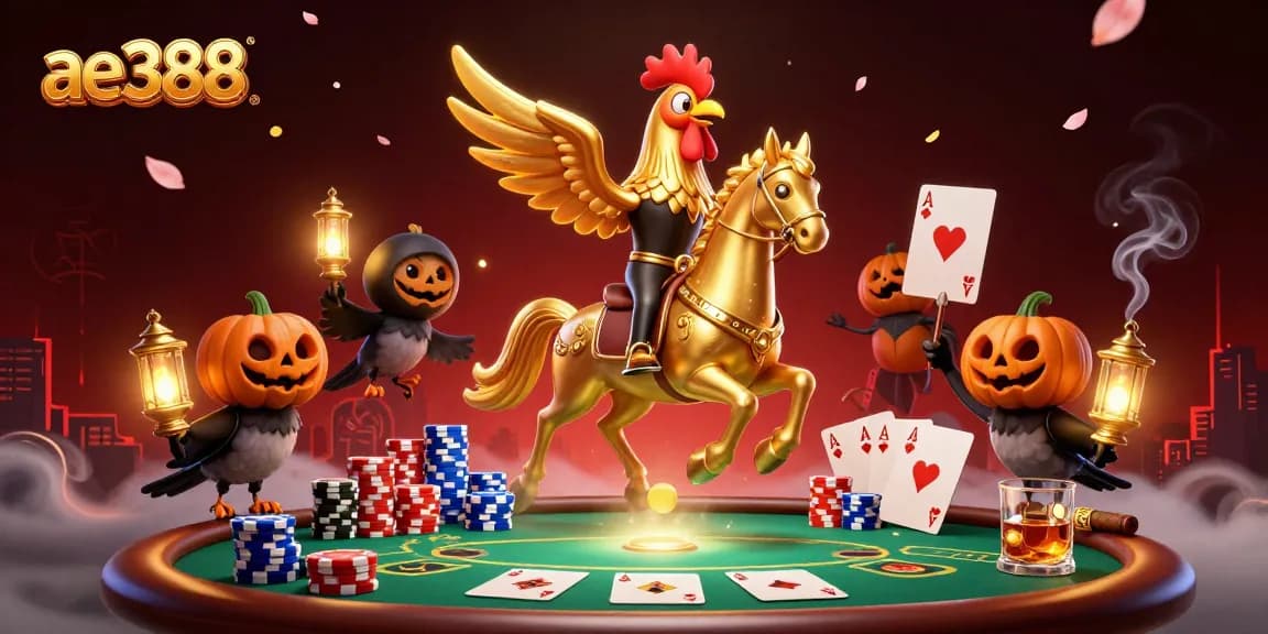 Experience the thrill of ae388 gaming with golden rooster champions in an electrifying casino