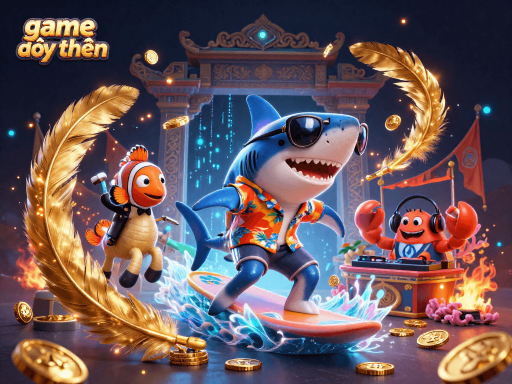 Experience the thrilling game đổi thưởng scene with vibrant characters and dynamic elements in a captivating casino atmosphere.