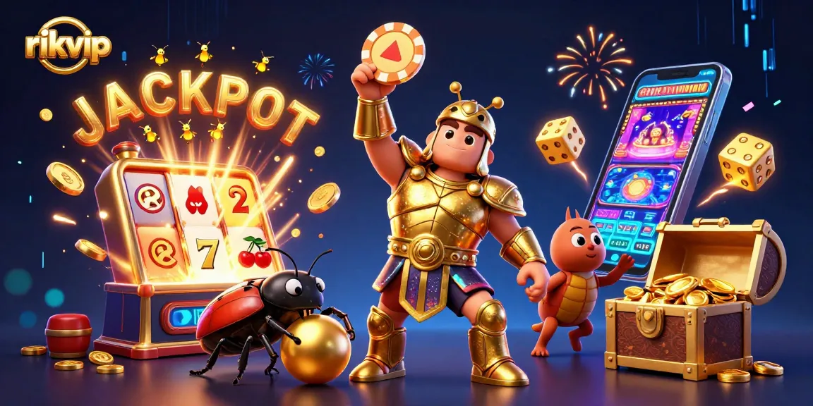 Experience the excitement of rikvip with thrilling gameplay and a colorful jackpot scene