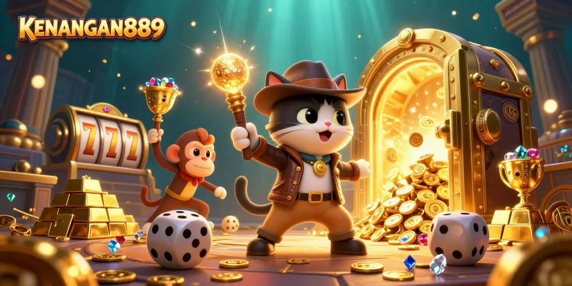 Experience thrilling gameplay at KENANGAN889 with amazing slots and vibrant casino graphics.