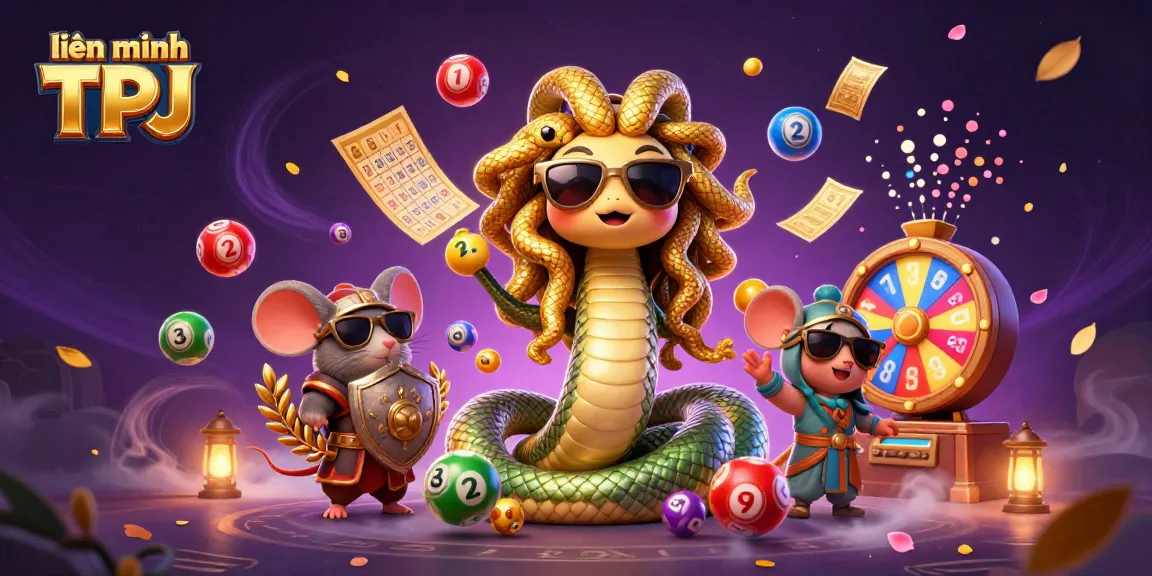 Engage in thrilling lottery excitement with liên minh TPJ, featuring a vibrant scene of bouncing balls and festive elements.