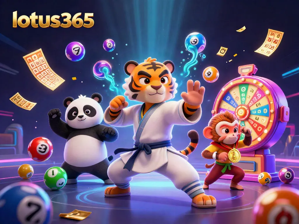 Engage with lotus365 for thrilling casino experiences with a kung fu tiger and friends in action.