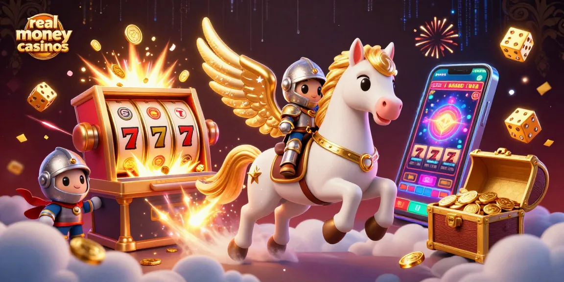 Experience thrilling real money casinos with vibrant 3D visuals and dynamic gaming elements.