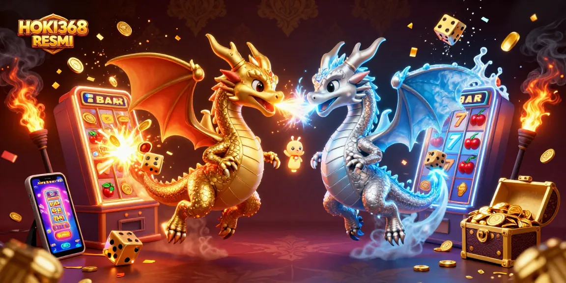 Play thrilling games at HOKI368 RESMI with jackpot slots and exciting dragon-themed visuals!