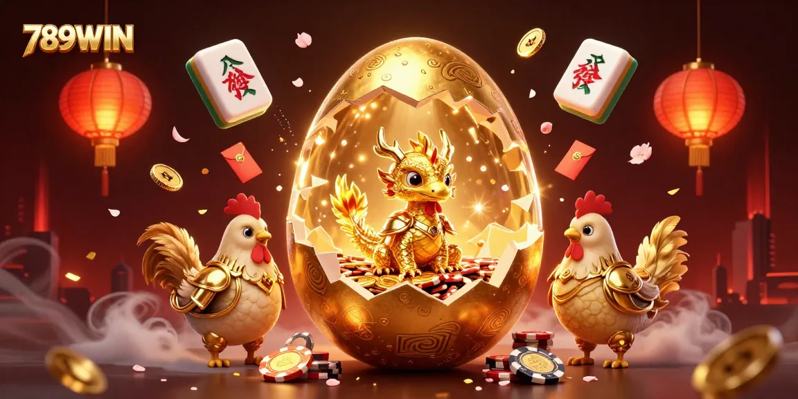 Experience thrilling action at 789WIN with a golden dragon and poker chips in an exciting casino scene.