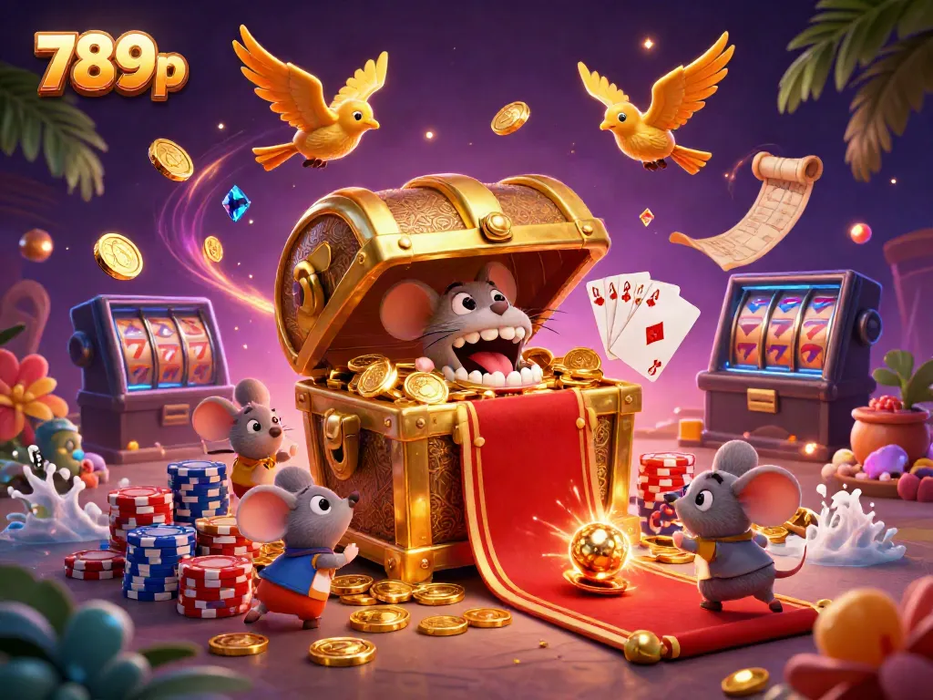 Engage in the captivating 789p online casino experience with golden treasures and dynamic game elements.