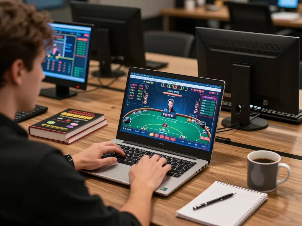 Join the online game action at MM88 with a serious player focused on poker strategy.