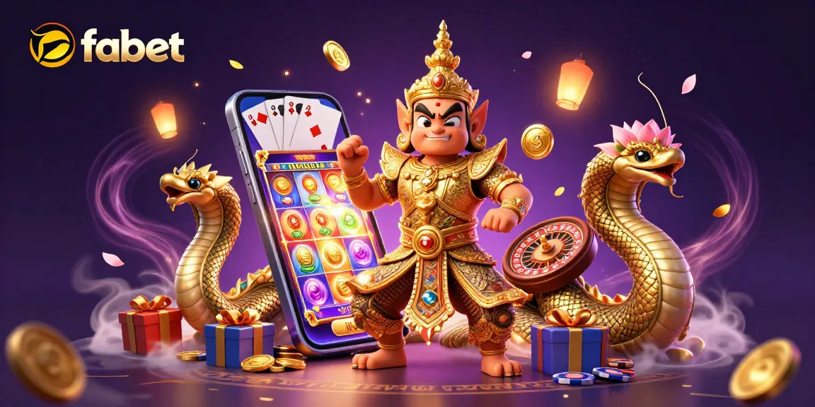 Experience fast-paced fabet gaming with exciting slots and vibrant graphic elements.