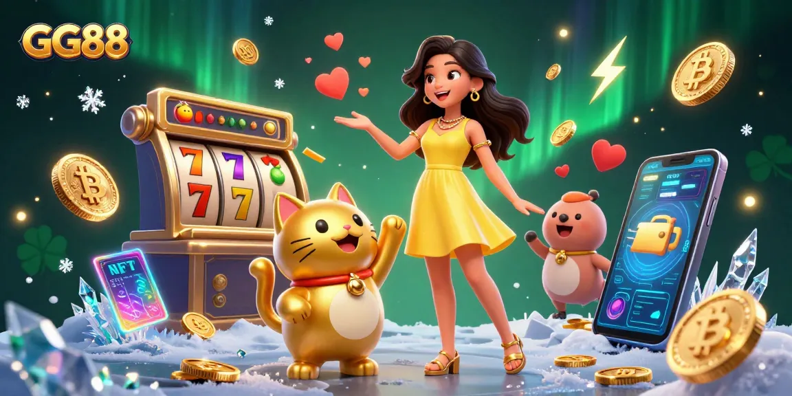 Engage at GG88 Casino with photorealistic characters surrounded by exciting gaming elements.