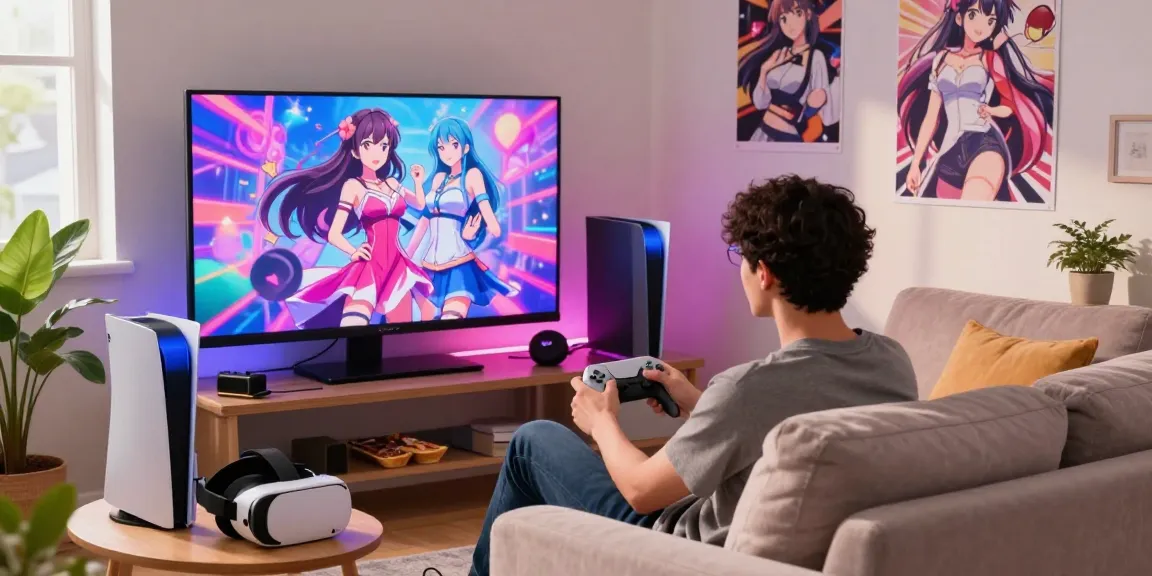 Experience the thrill of ecchi simulator gaming in a cozy environment with engaging visuals and accessories.