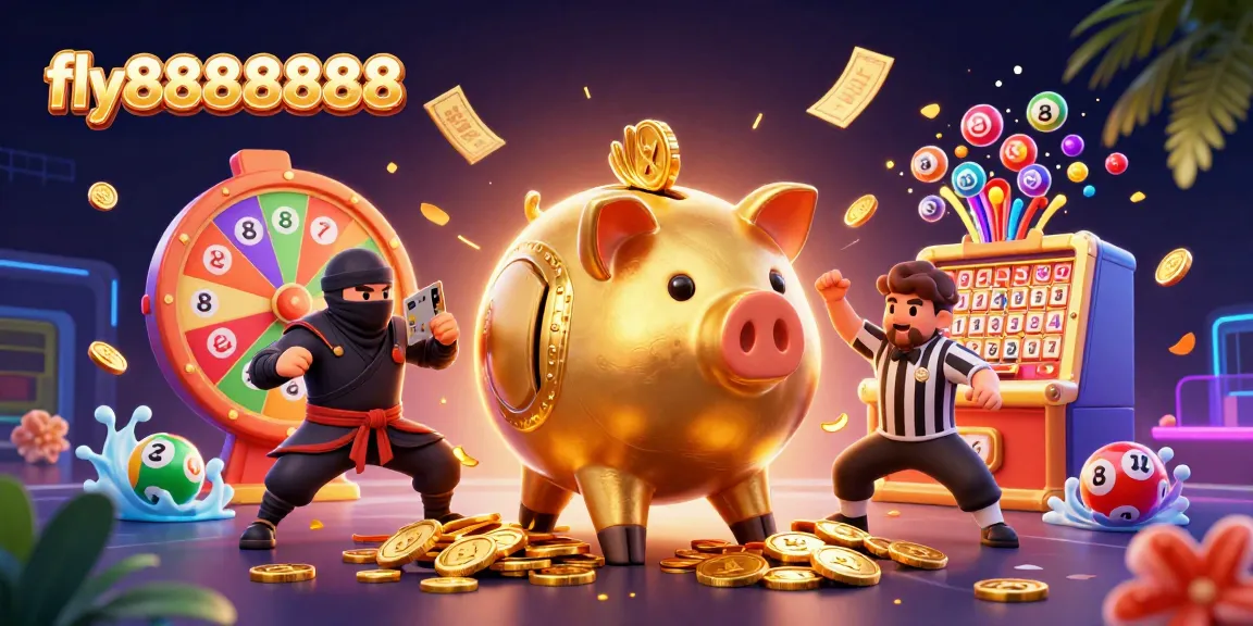 Experience thrilling gameplay with the fly88888888 online casino featuring dynamic lottery elements and vibrant characters.